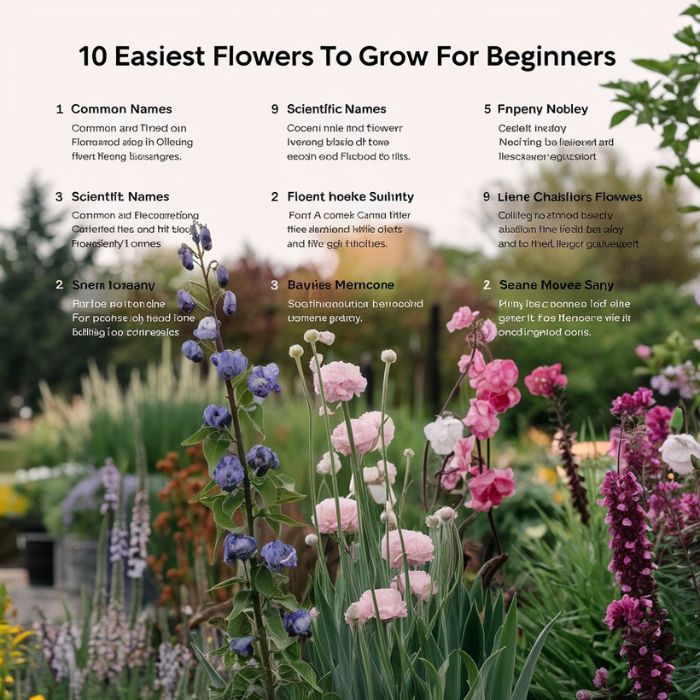 easiest flowers to grow