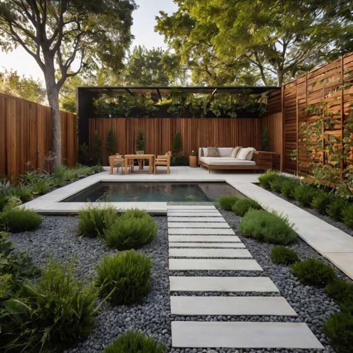 Modern garden design