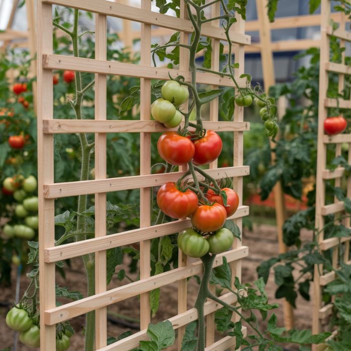 Tomato plant trellis