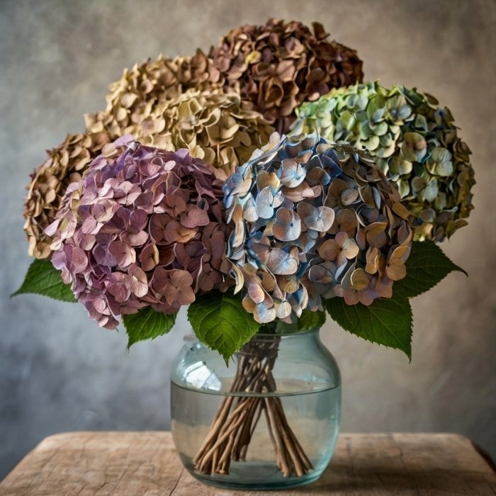 Dried Hydrangeas