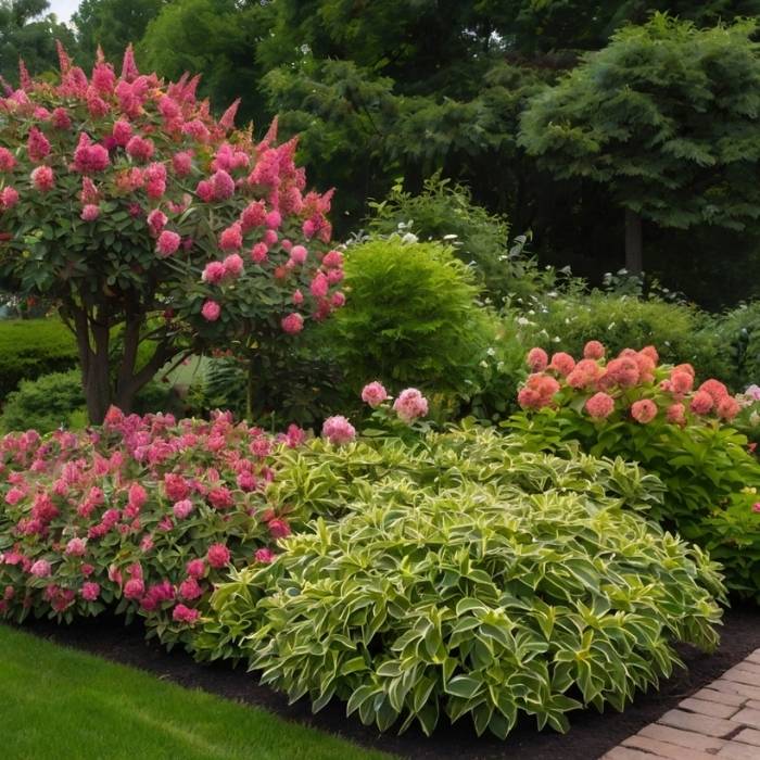 Perennial flowering bushes