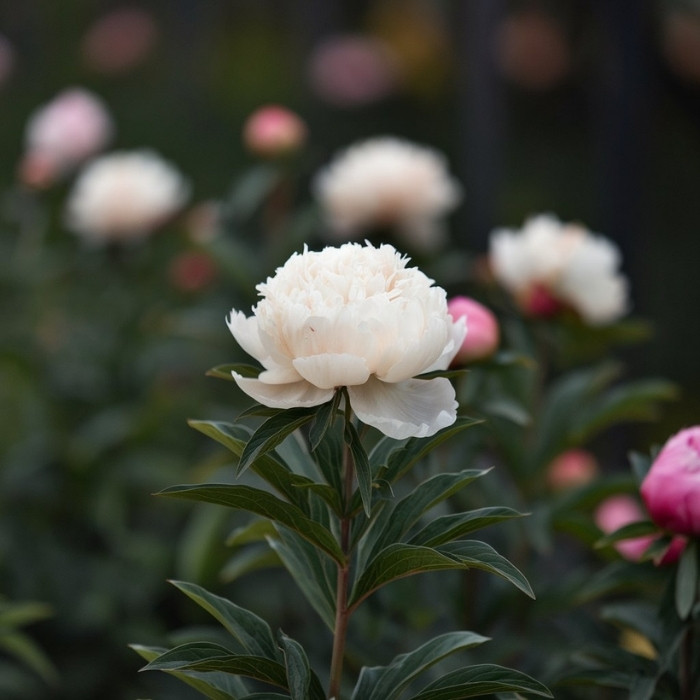 white peony