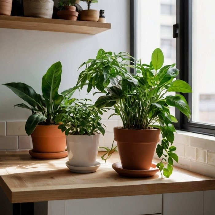 Indoor plants for kitchen