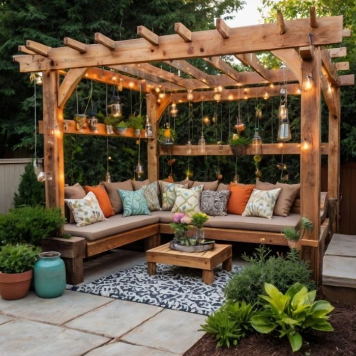 DIY backyard decor projects