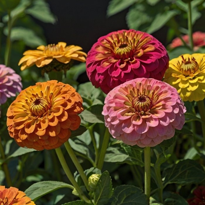 State Fair Zinnias