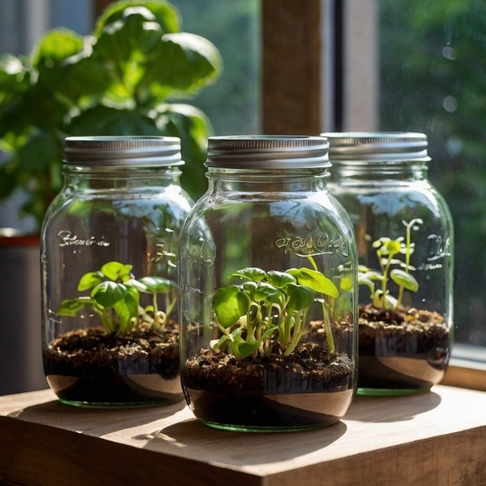 Mason Jar Hydroponics